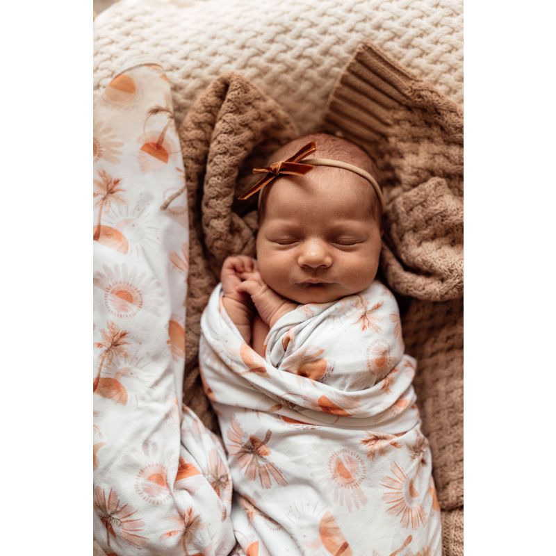 Snuggle Hunny - Swaddledecke Paradise mit Beanie