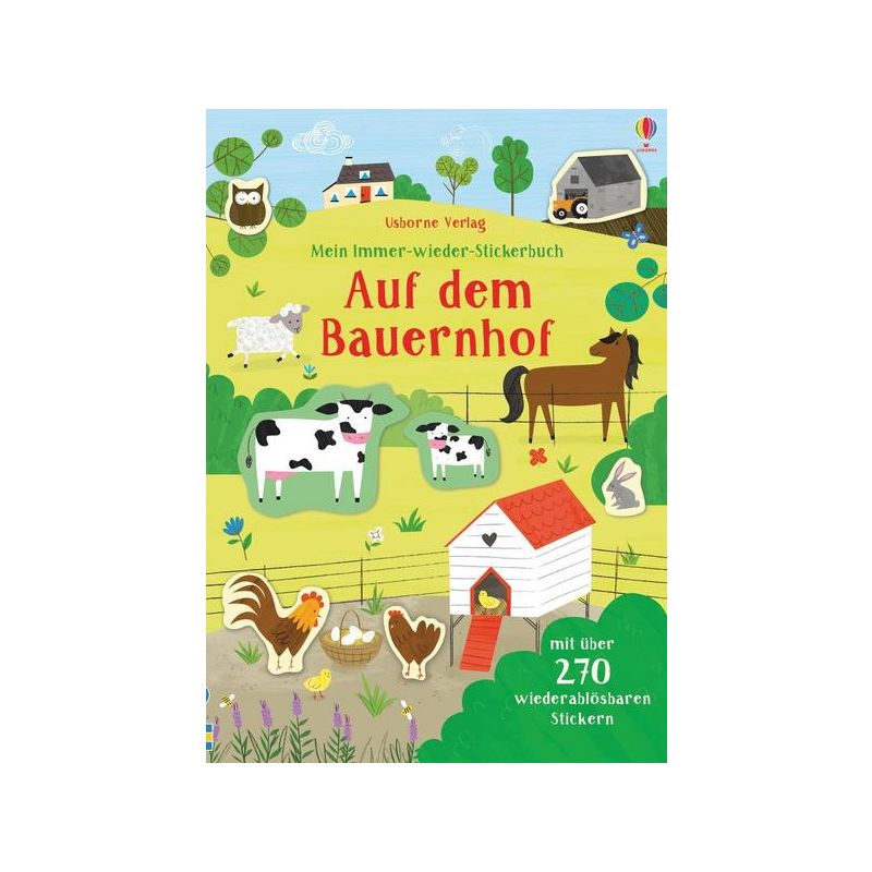 Usborne Verlag - Mein Immer-wieder-Stickerbuch: Auf dem Bauernhof