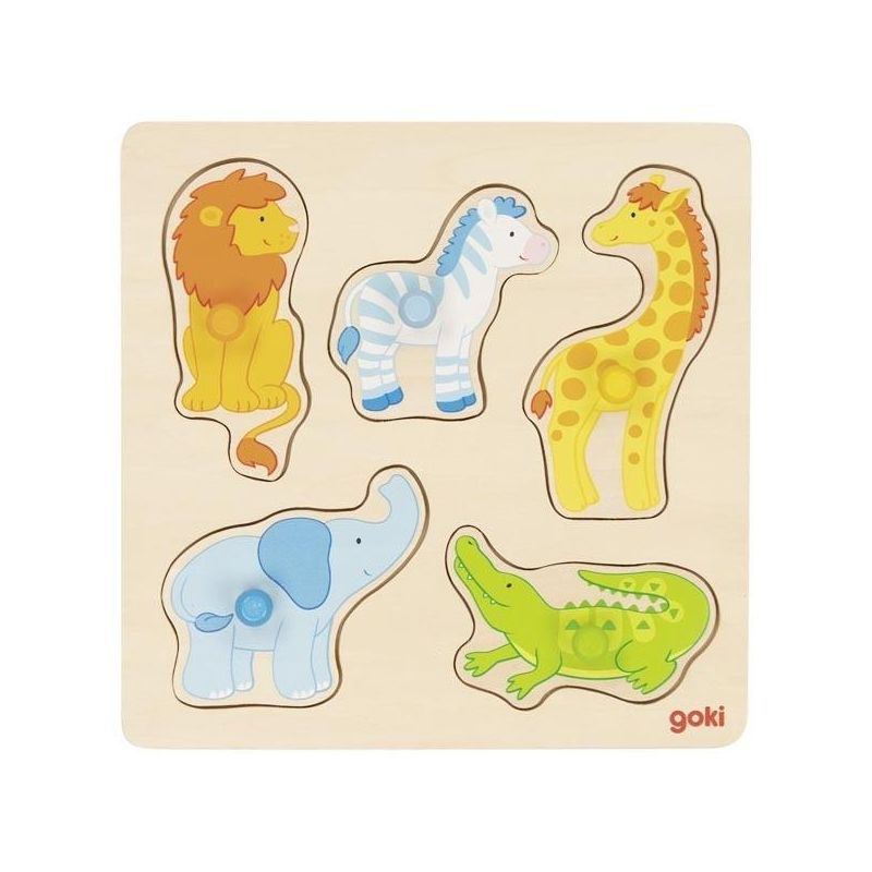goki - Steckpuzzle Safari