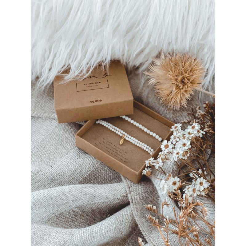 Mrs Ertha - Armbandset "Mom & Me" Light Shell