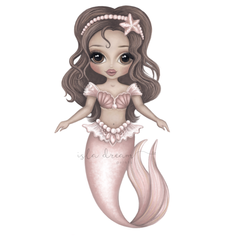 Isla Dream Prints - Poster Arista die Meerjungfrau