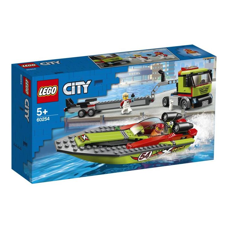 LEGO® City 60254 - Rennboot-Transporter