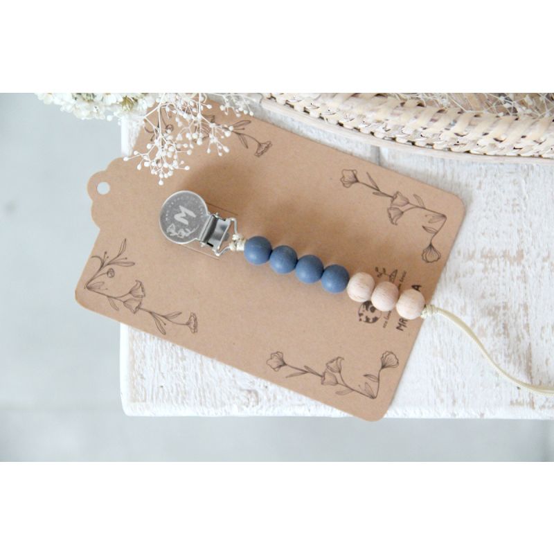 Mrs Ertha - Schnuller Clip Moonlight