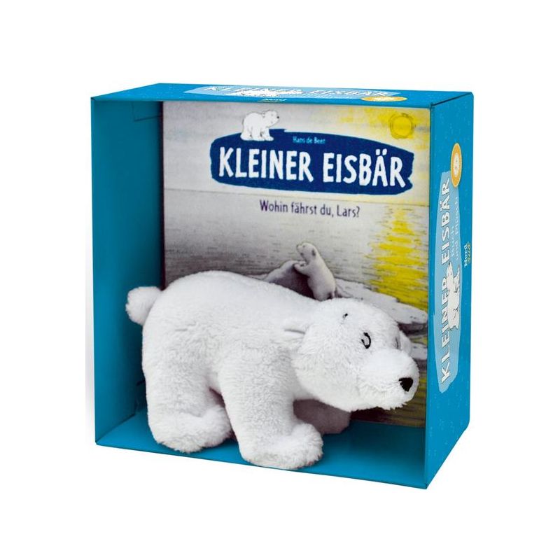 NordSüd Verlag - Kleiner Eisbär - Wohin fährst du, Lars? Pappbuch mit Plüsch