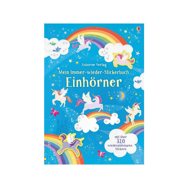 Usborne Verlag - Mein Immer-wieder-Stickerbuch: Einhörner