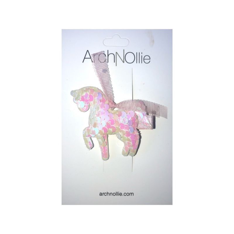 ArchNOllie - Haarclip Unicorn weiss