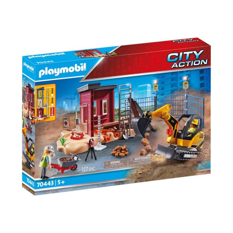PLAYMOBIL® 70443 - Minibagger mit Bauteil