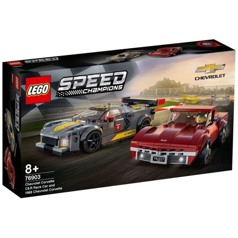 LEGO® Speed Champions 76903 - Chevrolet Corvette C8-R & 1968 Chevrolet Corvette