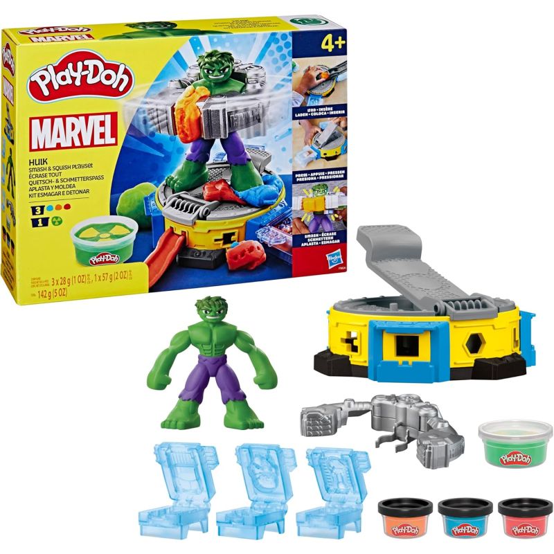 Play-Doh - Marvel Hulk Quetsch- und Schmetterspass