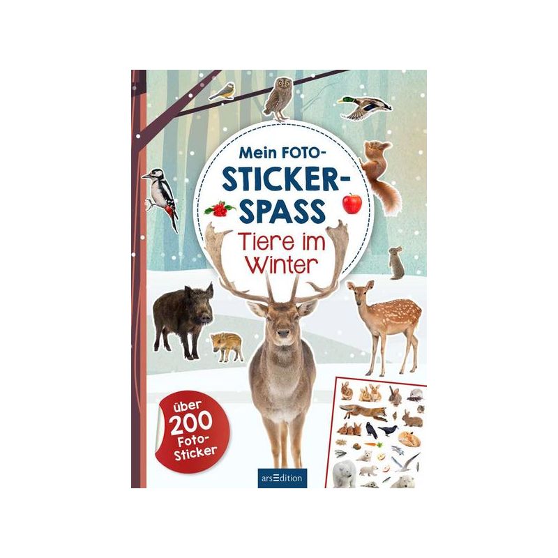 Mein Foto-Stickerspaß - Tiere im Winter