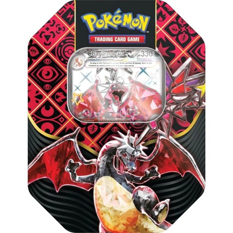 Pokemon Tin-Box "Paldeas Schicksale" Glurak - Englisch