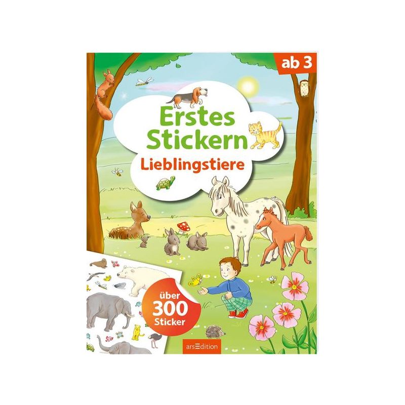 arsEdition - Erstes Stickern: Lieblingstiere