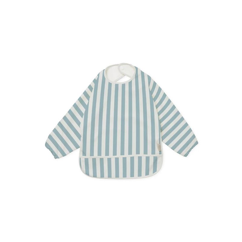 Cam Cam Copenhagen - Langarm Lätzchen Blue White Stripes