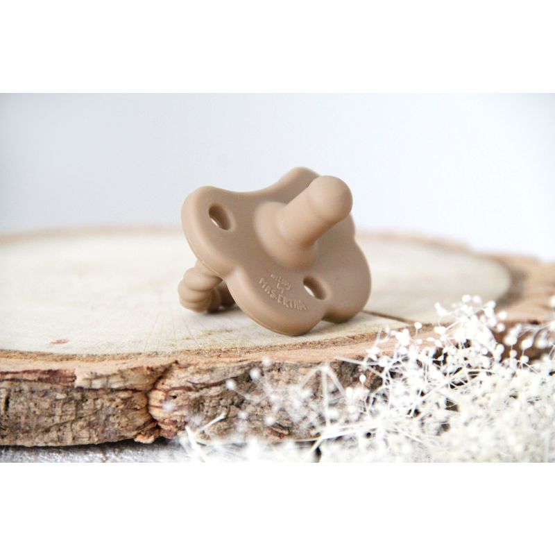 Mrs Ertha - Silikon Schnuller Beige