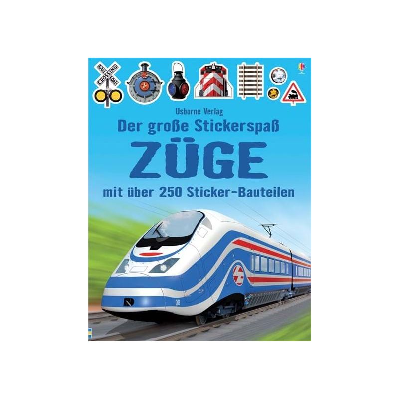 Usborne Verlag - Der große Stickerspaß: Züge