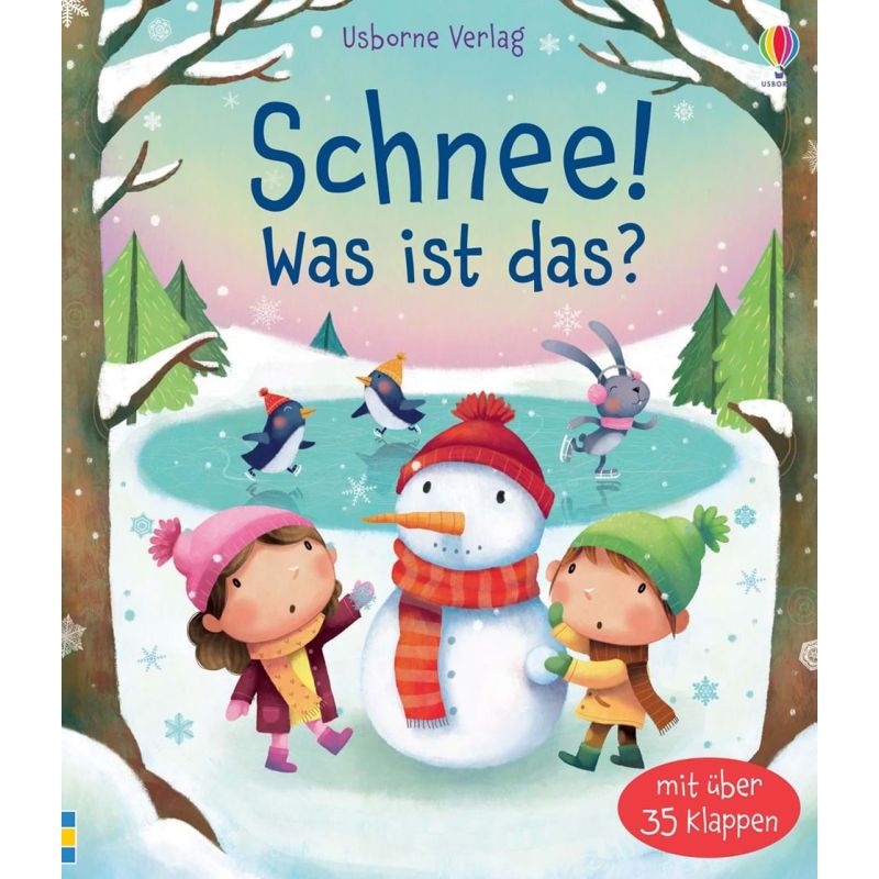 Usborne Verlag - Schnee! Was ist das? Klappenbuch