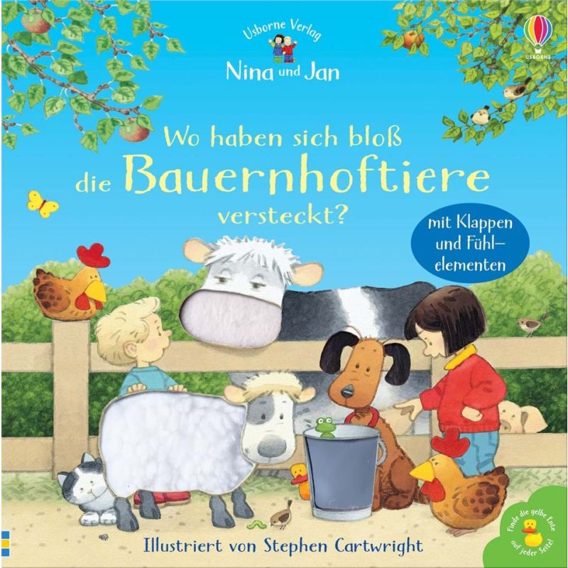 Usborne Verlag - Wo haben sich bloß die Bauernhoftiere versteckt?