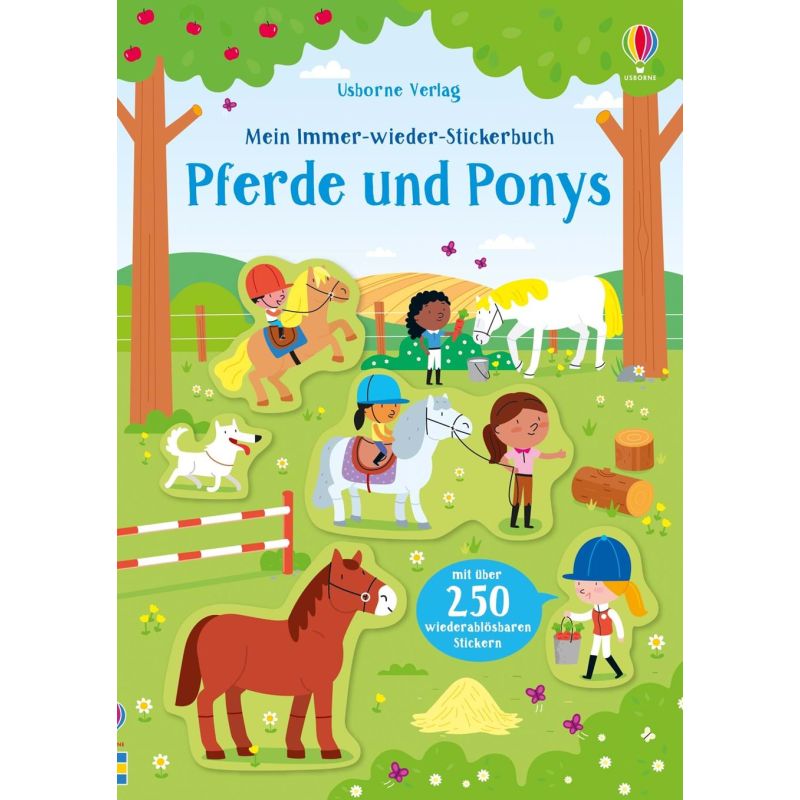 Usborne Verlag - Mein Immer-wieder-Stickerbuch: Pferde und Ponys