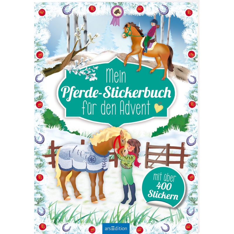 Mein Pferde-Stickerbuch für den Advent