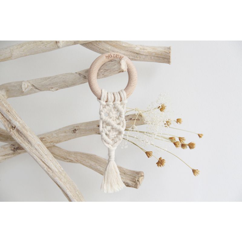 Mrs Ertha - Greifling Macrame Natural