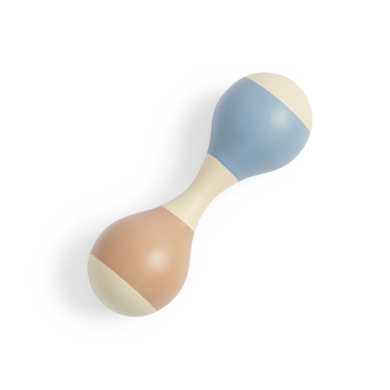 Jollein - Baby Holzrassel Blau