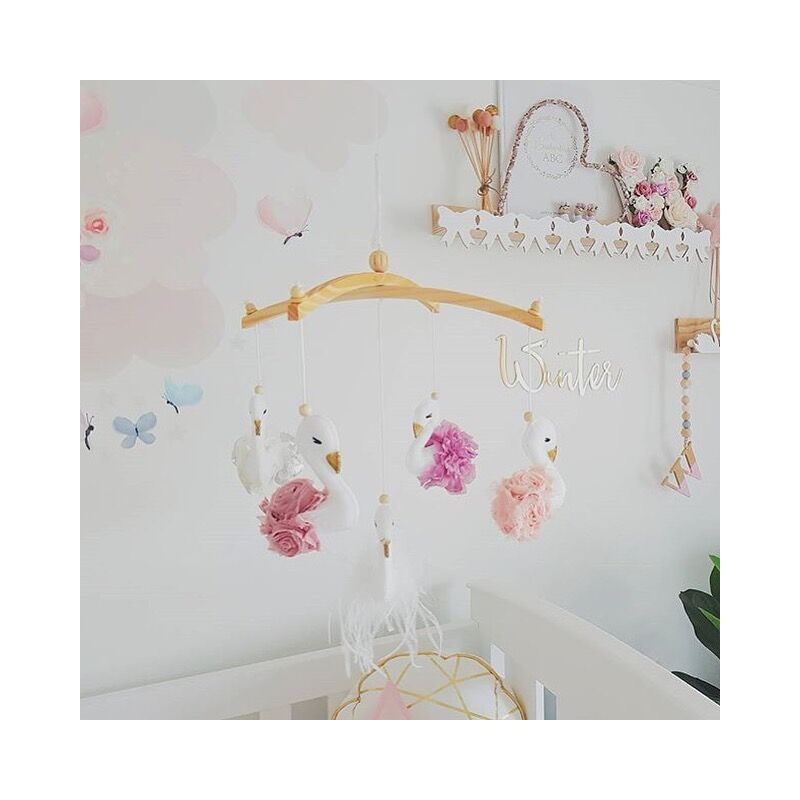 Poppet and Wildflower - Deluxe Schwan Mobile