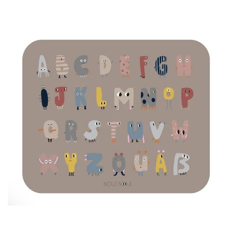 NOUI NOUI - XL Tischset ABC (deutsche Buchstaben)