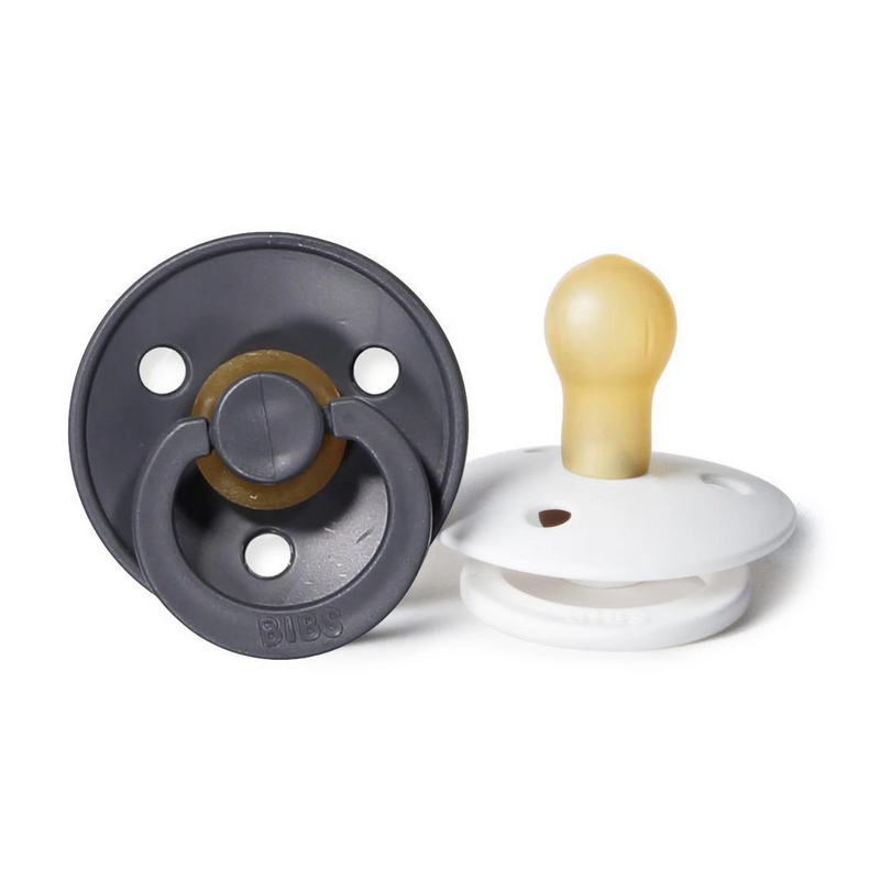 BIBS - Iron / White Gr. 1