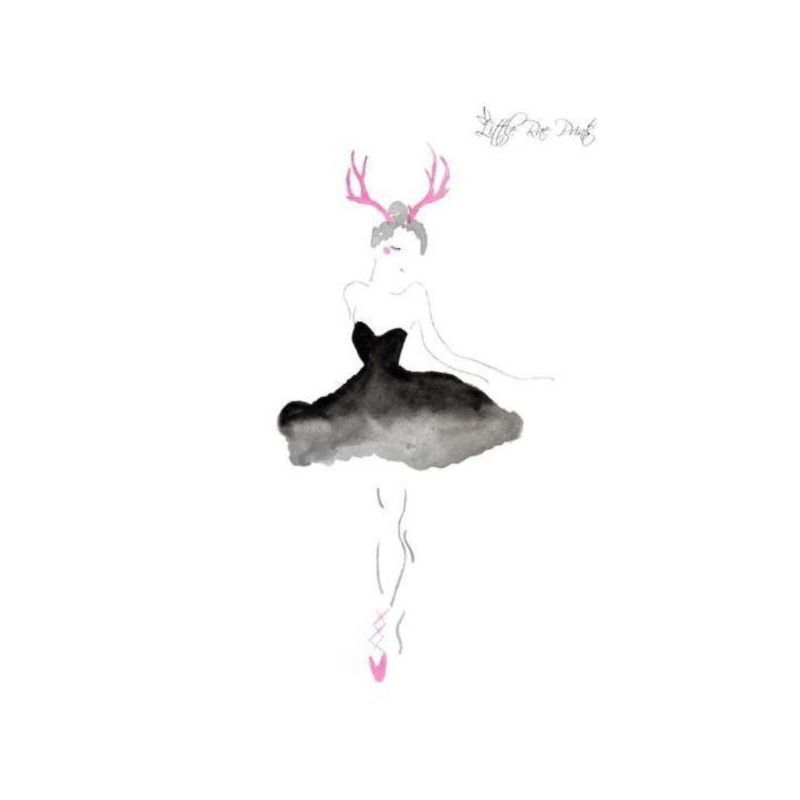 Little Rae Prints - Poster Antler Ballerina