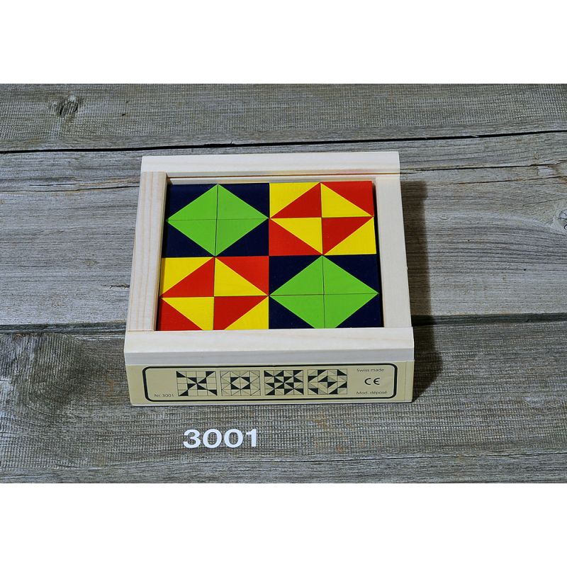 Atelier Fischer Switzerland - Holzklötzli Mosaik 16-teilig
