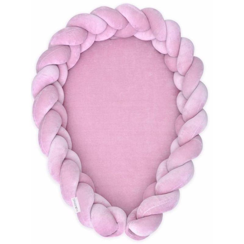 Sparrow - Babynest Bettschlange altrosa 2 in 1