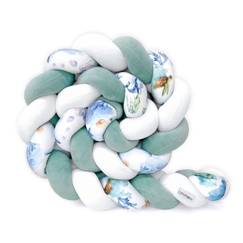 Sparrow - Bettschlange Under the Sea - Weiss - Azure