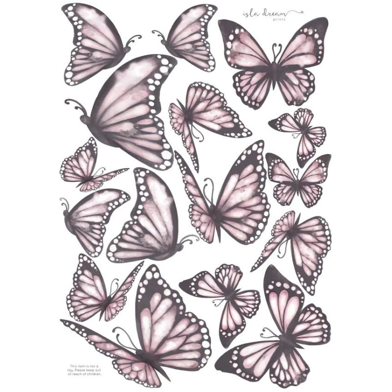 Isla Dream Prints - Wandsticker Schmetterlinge A3