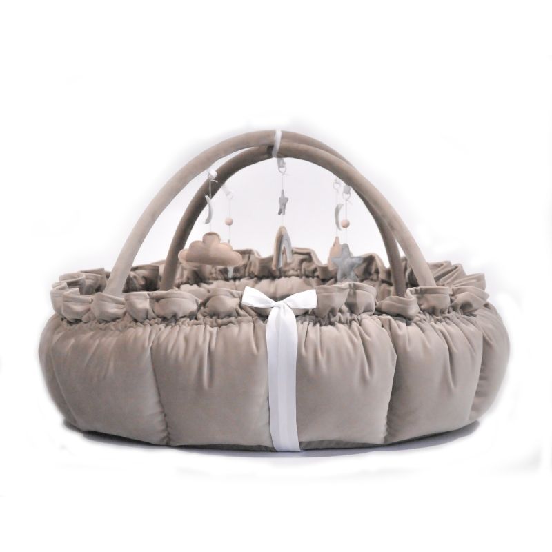 Lilac Sunday - Babyinsel rund 2 in 1 Alina beige, Spielzeug greige
