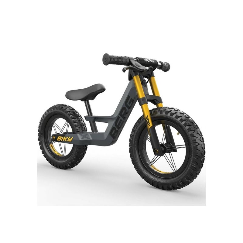 BERG - Laufrad Biky Cross grau - Handbremse