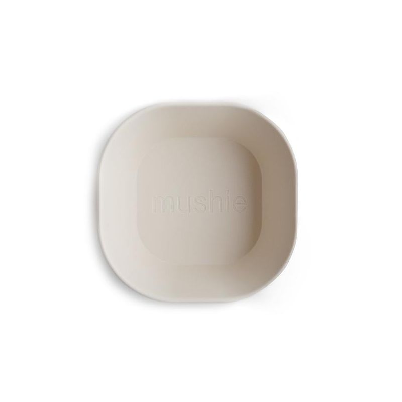 Mushie - 2er Set Schalen Square Ivory