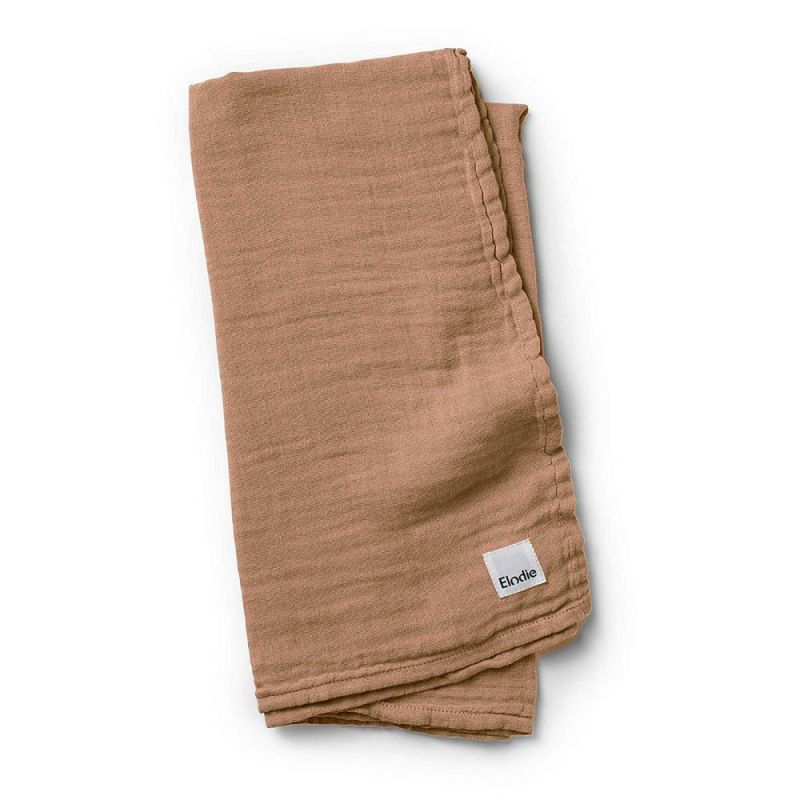 Elodie - Bambus Muslin Swaddle Soft Terracotta