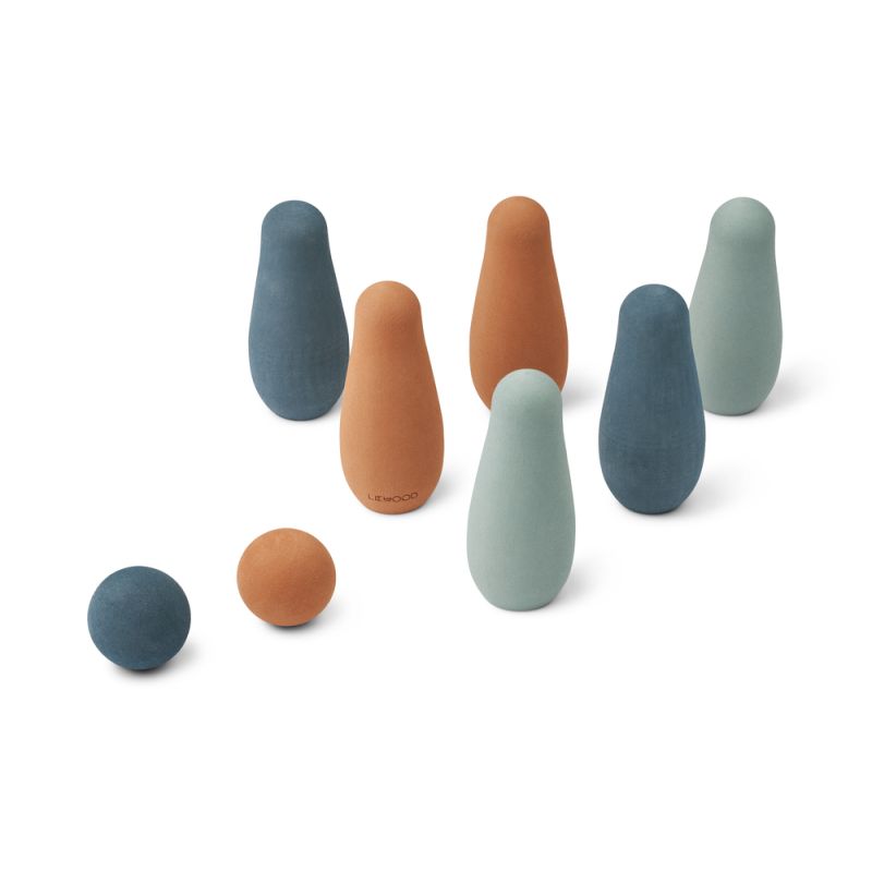 LIEWOOD - Benno Bowling Set Whale Blue Mix