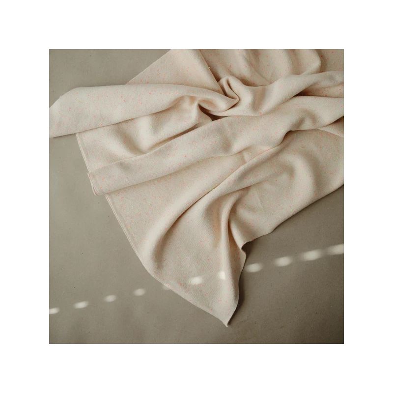 Mushie - Strickdecke Confetti Peach