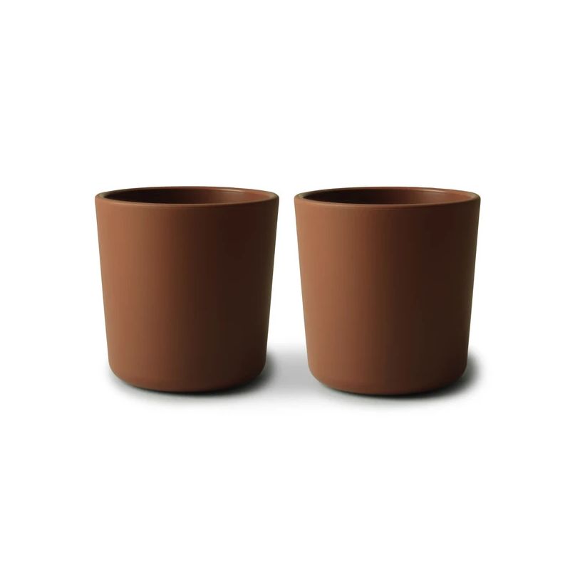Mushie - 2er Set Trinkbecher Caramel