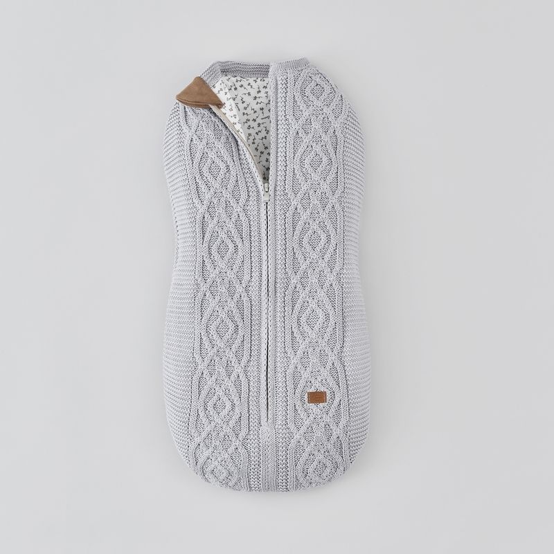 loom knits - Cocoonn Kuschelsack Jasper Silver