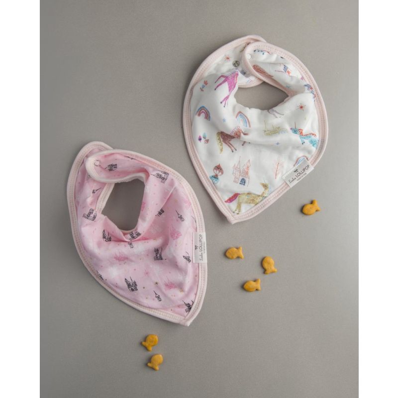 LouLou Lollipop - Bandana Lätzchen 2er Set Unicorn Dream