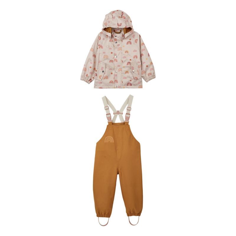 LIEWOOD - Dakota Softshell Regenbekleidungsset Rainbow Love Sandy