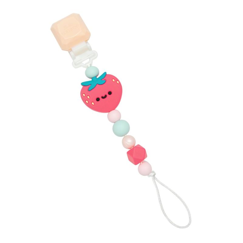 LouLou Lollipop - Schnuller Clip Erbeere