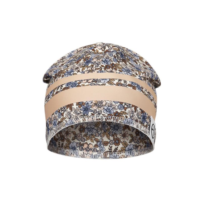 Elodie - Winter Beanie Blue Garden