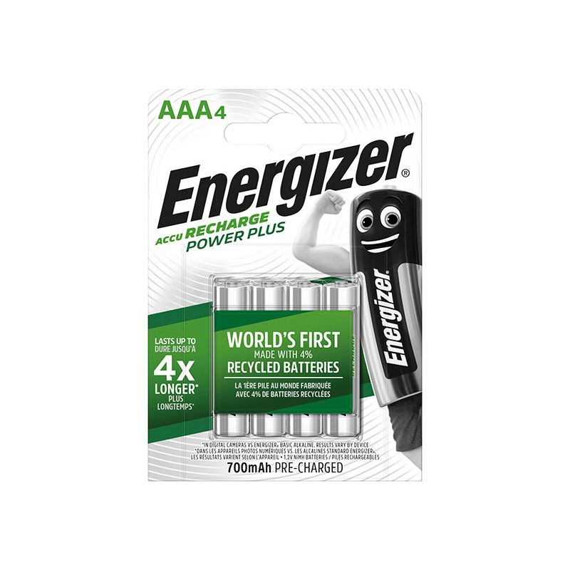 Energizer - NiMH-Akku Power Plus, 4 Stück