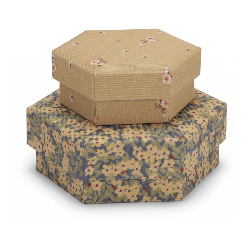 Konges Sløjd - Gepolsterte Boxen Winter Flower Dijon Mustard