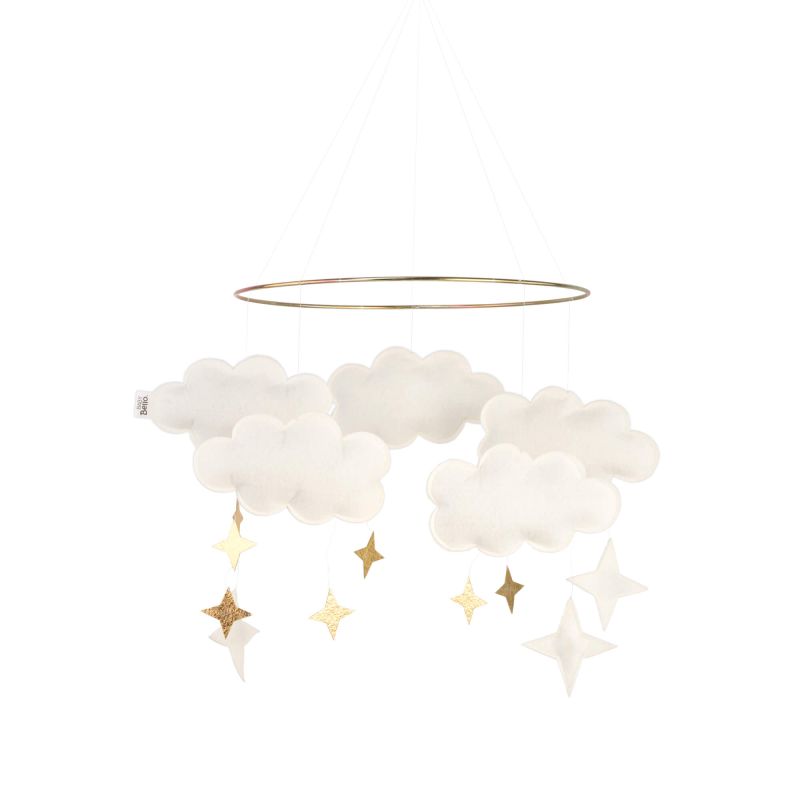 Baby Bello - Mobile Fantasy Clouds Pearl White