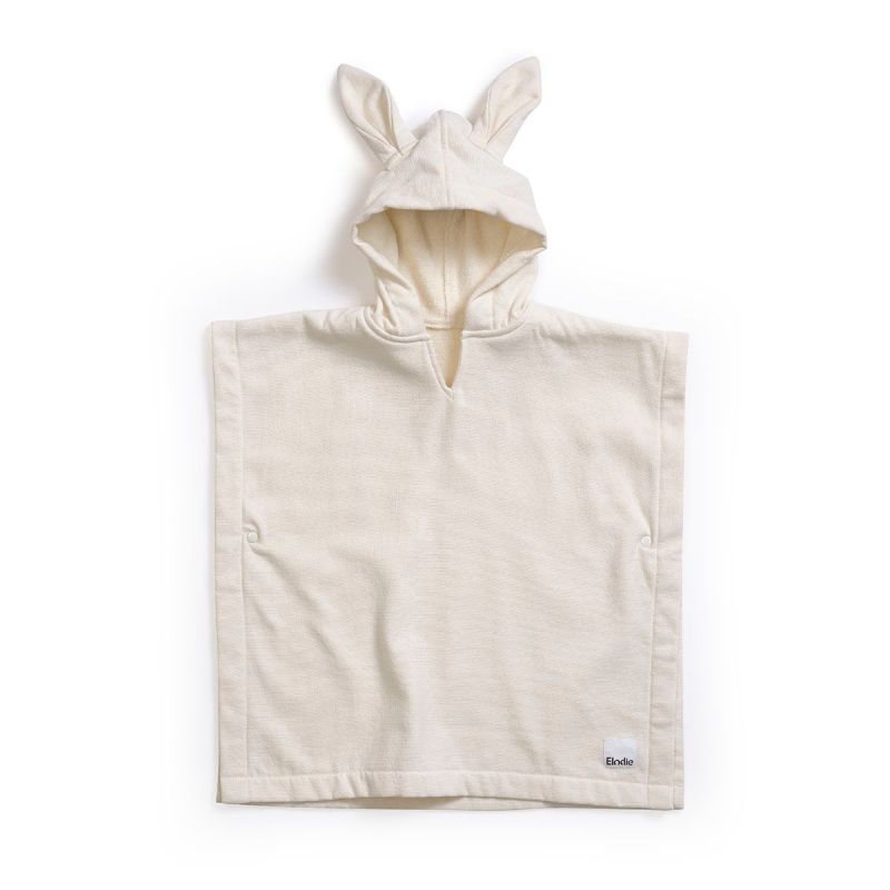 Elodie - Bade Poncho Vanilla White