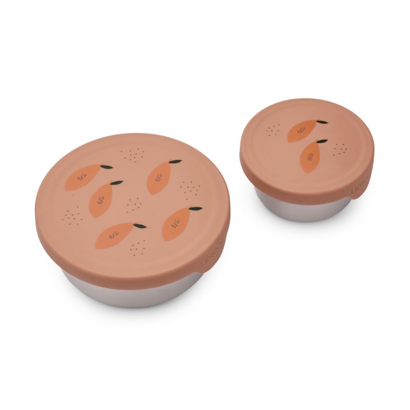 LIEWOOD - Fiby Snackbox Set Papaya